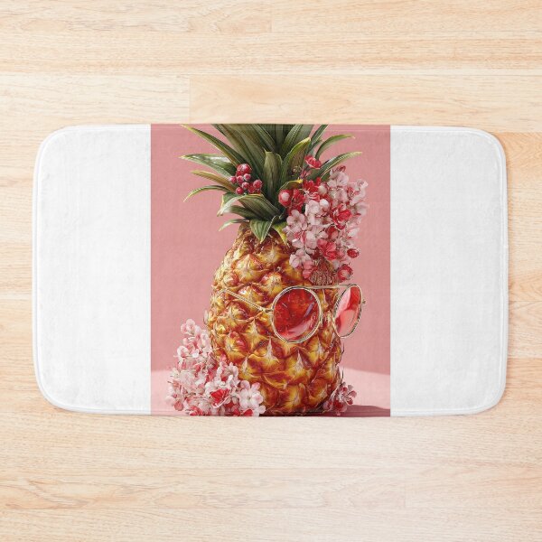 Item preview, Pineapple Tropical Fruits and Flowers designed and sold by Grafititee.