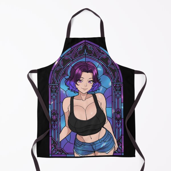 Artikelvorschau, Azusa Hamaoka Grand Blue Purple Stained Glass Confident Aura entworfen und verkauft von mildaclairmo.