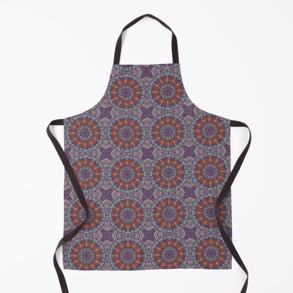 Item preview, Repeating Retro Mandala (pattern) designed and sold by Cathedral of Curiosity.