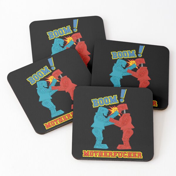 Item preview, Blue and Red  Robot Boxing Comic designed and sold by Crustymart.