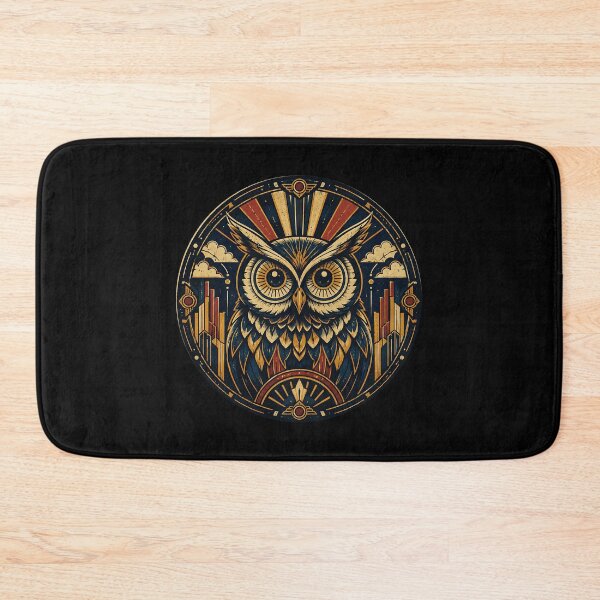 Item preview, Wise Owl Art Deco Geometry designed and sold by pamira333.