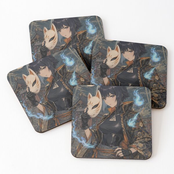 Item preview, Motoko Kusanagi Ghost in the Shell Kitsune Spirit Night designed and sold by mildaclairmo.