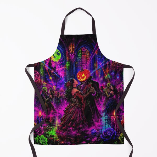 Item preview, Headless Horseman Final Dance - Neon Rave Pop Art designed and sold by TheHorsemanRidesAgain.