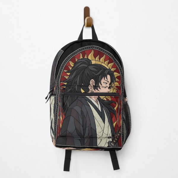 Item preview, Yoriichi Tsugikuni Demon Slayer Sun Halo Stained Glass designed and sold by mildaclairmo.