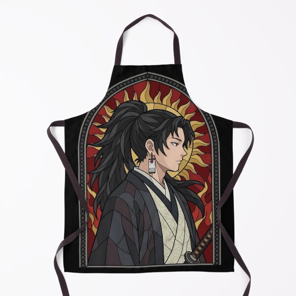 Item preview, Yoriichi Tsugikuni Demon Slayer Sun Halo Stained Glass designed and sold by mildaclairmo.