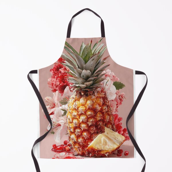 Item preview, Pineapple Tropical Fruits and Flowers designed and sold by Grafititee.
