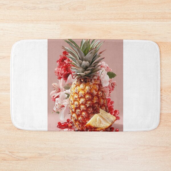 Item preview, Pineapple Tropical Fruits and Flowers designed and sold by Grafititee.