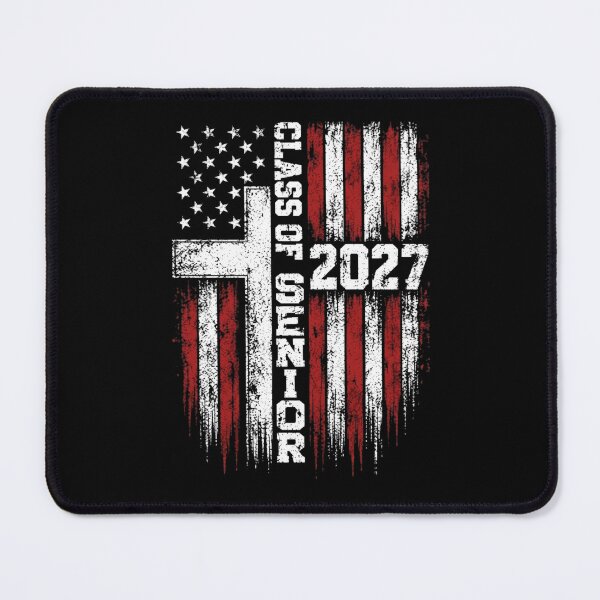 Item preview, Christian Senior Class Of 2027 American Flag Cross Graduation designed and sold by haitrieuic96.