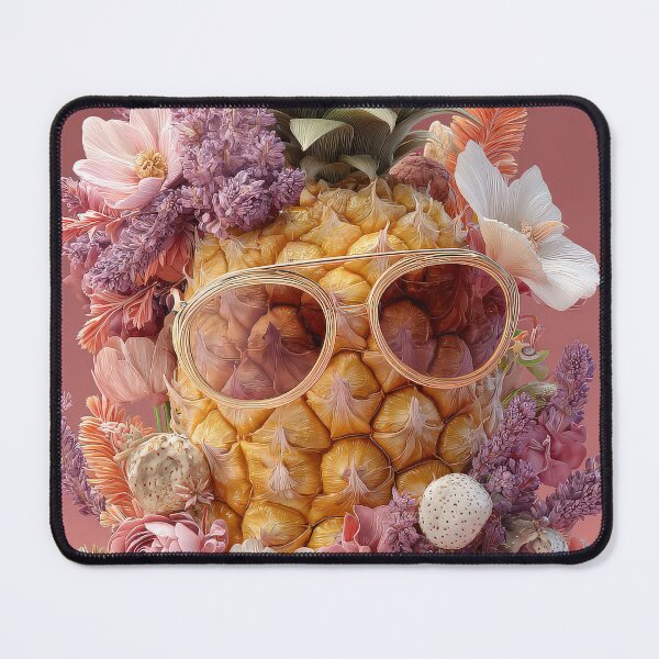 Item preview, Pineapple Tropical Fruits and Flowers designed and sold by Grafititee.