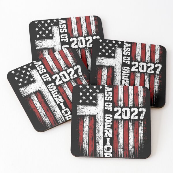 Item preview, Christian Senior Class Of 2027 American Flag Cross Graduation designed and sold by haitrieuic96.