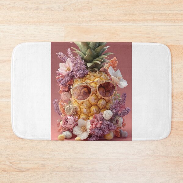 Item preview, Pineapple Tropical Fruits and Flowers designed and sold by Grafititee.