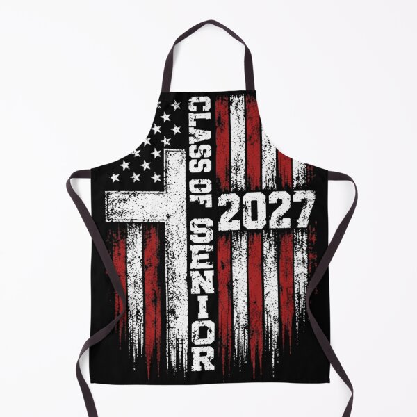 Item preview, Christian Senior Class Of 2027 American Flag Cross Graduation designed and sold by haitrieuic96.