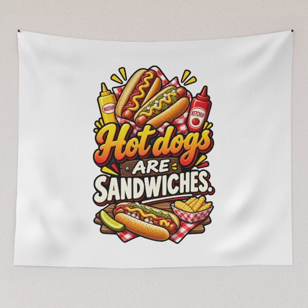 Item preview, Hot Dogs Are Sandwiches designed and sold by thebigleebowski.