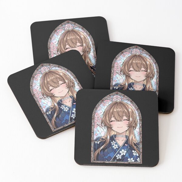 Item preview, Shouko Nishimiya A Silent Voice Sakura Kimono Stained Glass designed and sold by mildaclairmo.