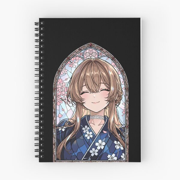 Item preview, Shouko Nishimiya A Silent Voice Sakura Kimono Stained Glass designed and sold by mildaclairmo.