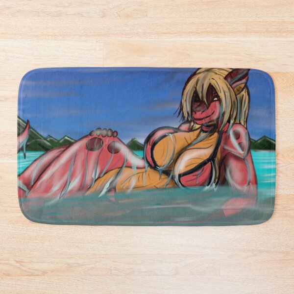 Item preview, Female Dragon Anthro on the Beach designed and sold by TreeEquine.
