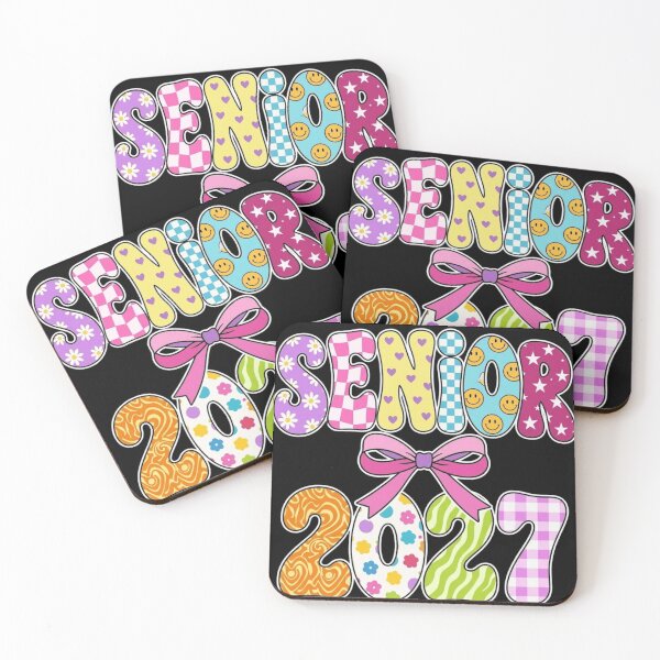 Item preview, Coquette Senior 2027 Pink Bow Retro Groovy Class Of 2027 designed and sold by haitrieuic96.