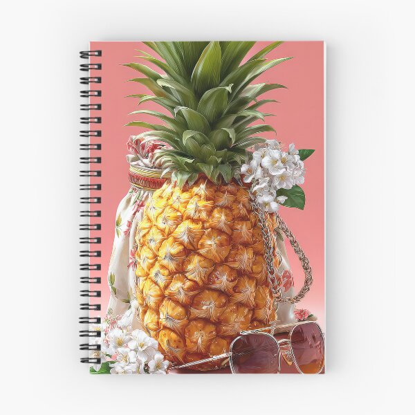 Item preview, Pineapple Tropical Fruits and Flowers designed and sold by Grafititee.