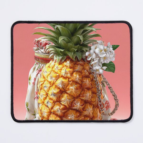 Item preview, Pineapple Tropical Fruits and Flowers designed and sold by Grafititee.