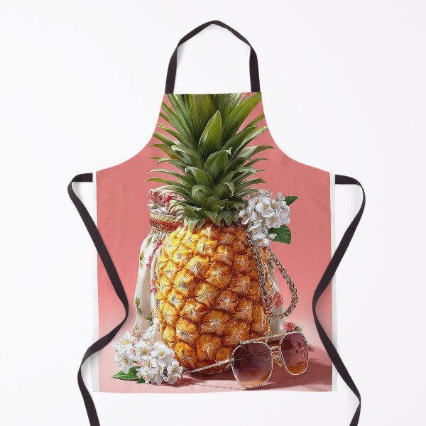 Item preview, Pineapple Tropical Fruits and Flowers designed and sold by Grafititee.