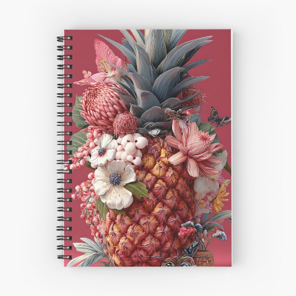 Item preview, Pineapple Tropical Fruits and Flowers designed and sold by Grafititee.