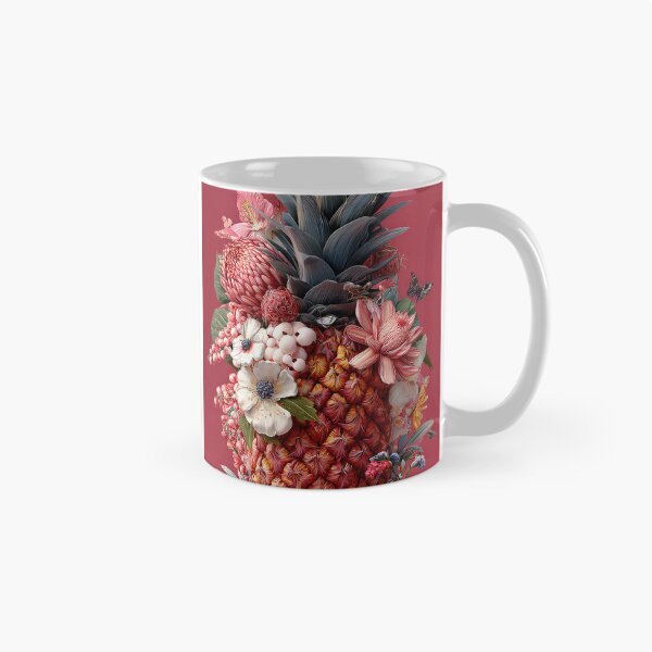 Item preview, Pineapple Tropical Fruits and Flowers designed and sold by Grafititee.
