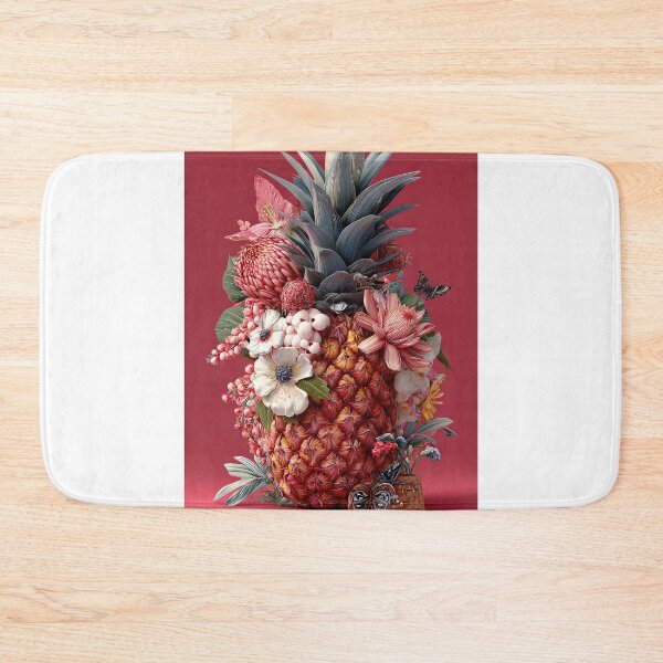 Item preview, Pineapple Tropical Fruits and Flowers designed and sold by Grafititee.