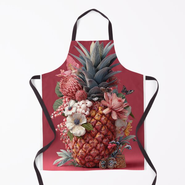Item preview, Pineapple Tropical Fruits and Flowers designed and sold by Grafititee.
