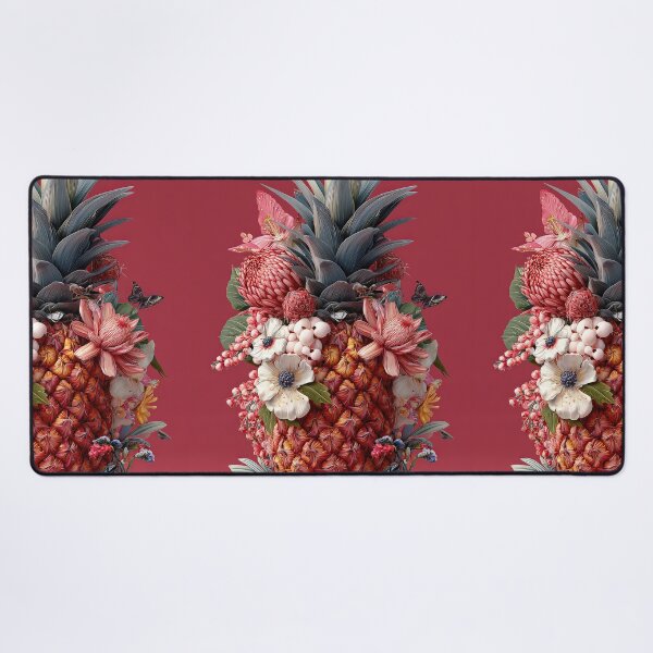 Item preview, Pineapple Tropical Fruits and Flowers designed and sold by Grafititee.