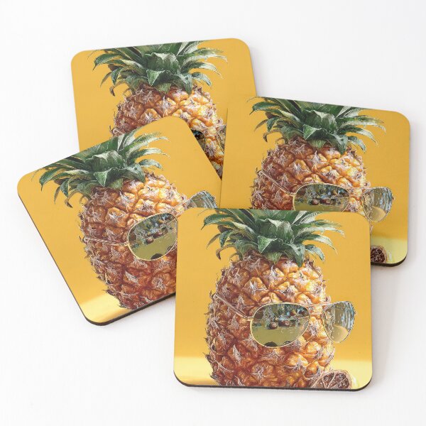 Artikelvorschau, Ananas, tropische Früchte und Blüten entworfen und verkauft von Grafititee.