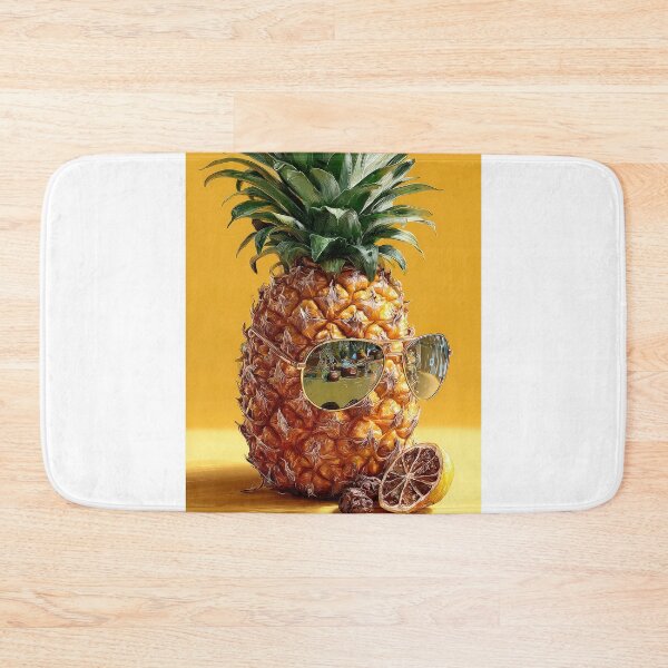Item preview, Pineapple Tropical Fruits and Flowers designed and sold by Grafititee.