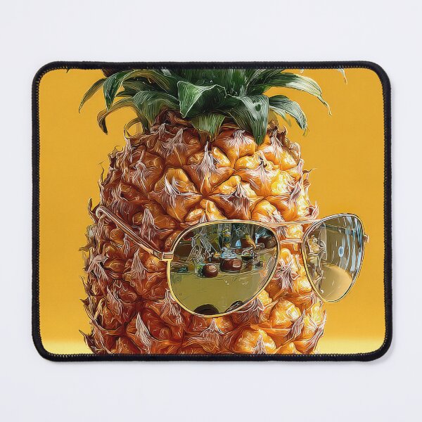 Item preview, Pineapple Tropical Fruits and Flowers designed and sold by Grafititee.