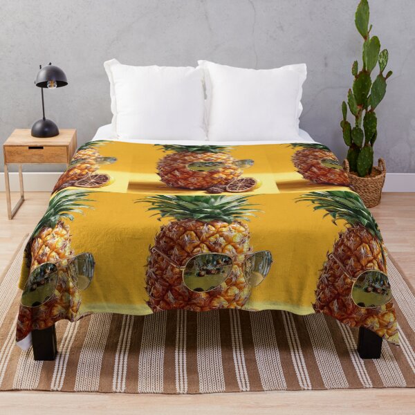 Item preview, Pineapple Tropical Fruits and Flowers designed and sold by Grafititee.