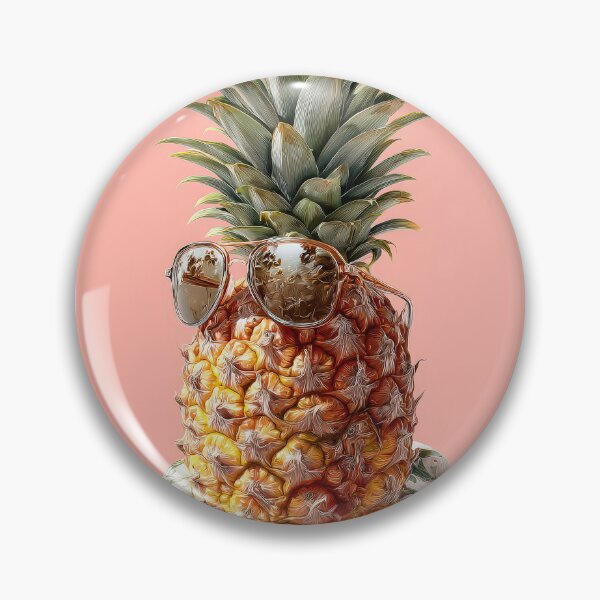 Item preview, Pineapple Tropical Fruits and Flowers designed and sold by Grafititee.