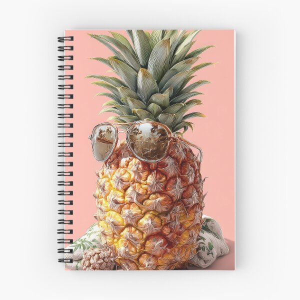 Item preview, Pineapple Tropical Fruits and Flowers designed and sold by Grafititee.