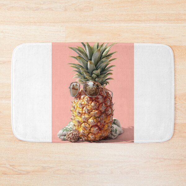 Item preview, Pineapple Tropical Fruits and Flowers designed and sold by Grafititee.