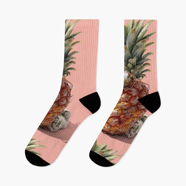 Item preview, Pineapple Tropical Fruits and Flowers designed and sold by Grafititee.