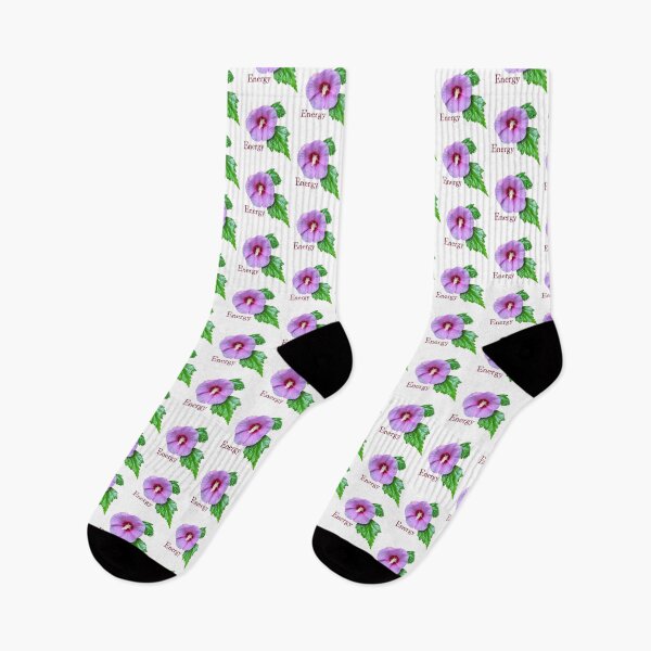 Item preview, Energy, Purple flower with leaves designed and sold by Josephine Ethereal.