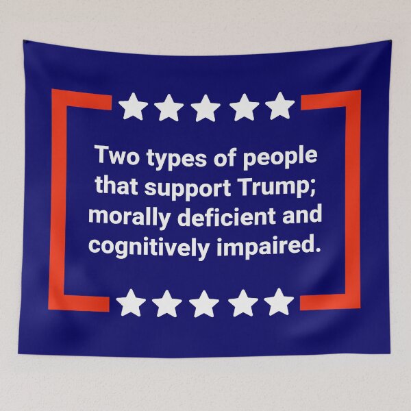 Item preview, Two types of people that support Trump.  designed and sold by Rachel the Artist .