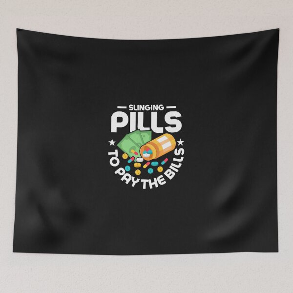 Item preview, Slinging Pills To Pay The Bills Funny Medication Money designed and sold by benoitdaviau.