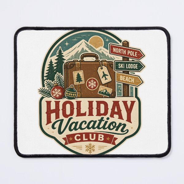 Item preview, Holiday Vacation Club Vintage Christmas Vacation Travel Gift designed and sold by KristenosNehk.