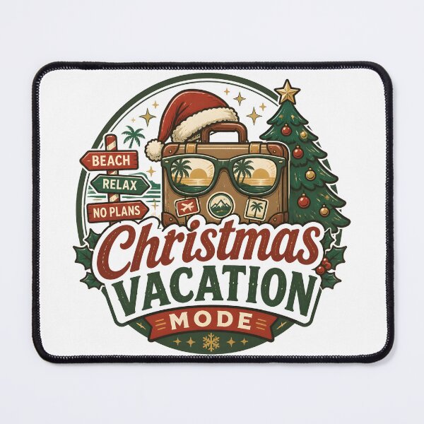 Item preview, Christmas Vacation Mode Vintage Christmas Vacation Travel Gift designed and sold by KristenosNehk.