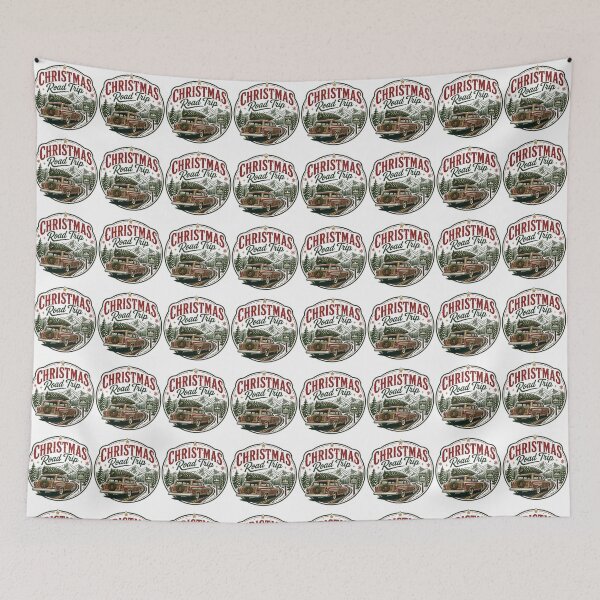 Item preview, Christmas Road Trip Vintage Christmas Vacation Travel Gift designed and sold by KristenosNehk.