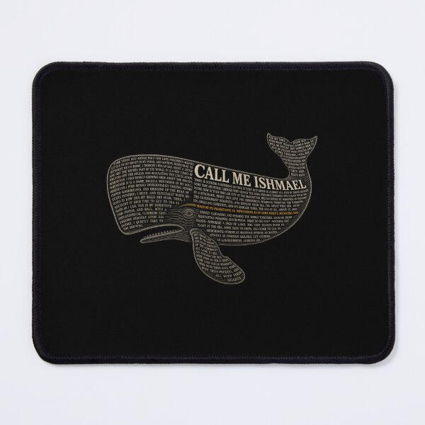 Item preview, Moby Dick Call Me Ishmael - Whale Built from the Text designed and sold by Fenay Designs.