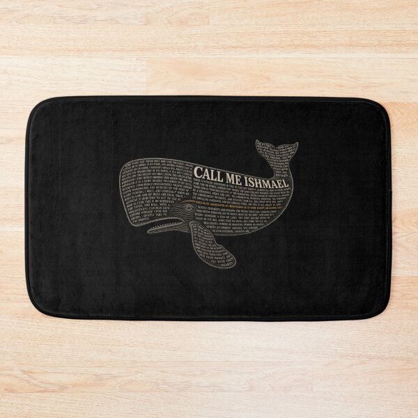 Item preview, Moby Dick Call Me Ishmael - Whale Built from the Text designed and sold by Fenay Designs.