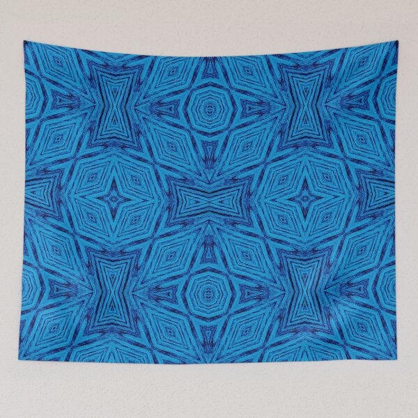 Artikelvorschau, Geometrisches Blau entworfen und verkauft von Amanda1775.