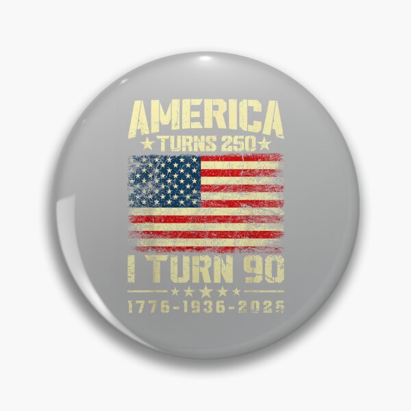 Item preview, America Turns 250 I Turn 90 250th Anniversary 90th Birthday designed and sold by ArleneRowe.