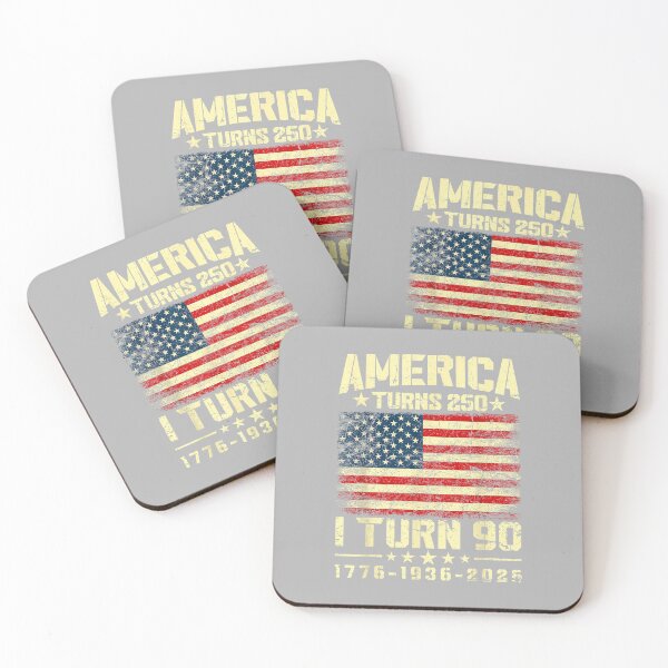 Item preview, America Turns 250 I Turn 90 250th Anniversary 90th Birthday designed and sold by ArleneRowe.
