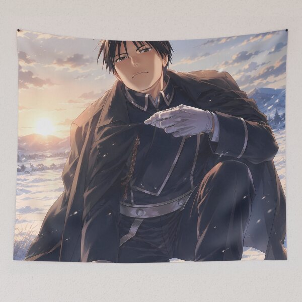 Item preview, Roy Mustang Fullmetal Alchemist Winter Field Resolve designed and sold by mildaclairmo.