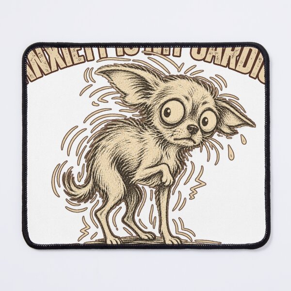 Item preview, Funny Chihuahua Shirt, Anxiety Is My Cardio T-Shirt, Cute Nervous Dog Graphic Tee, Dog Lover Gift, Anxiety Humor Shirt, Funny Chihuahua Tee designed and sold by cozydrops.